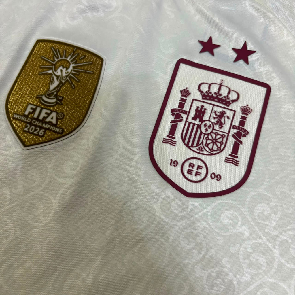 Lamine Yamal #19 Spain Two Star 2026 World Cup Champions Away Jersey – Detailed View