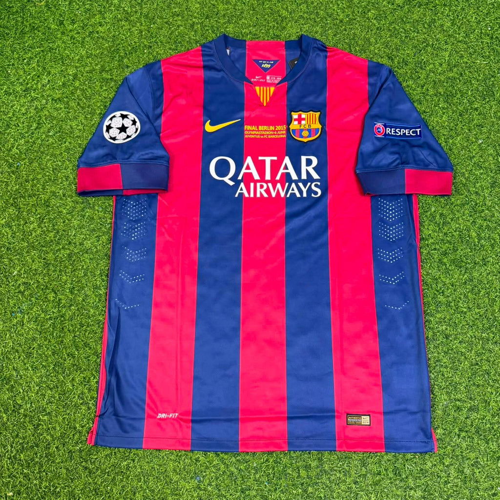 Zlatan Ibrahimovic Barcelona Retro Champions League Jersey – Front View