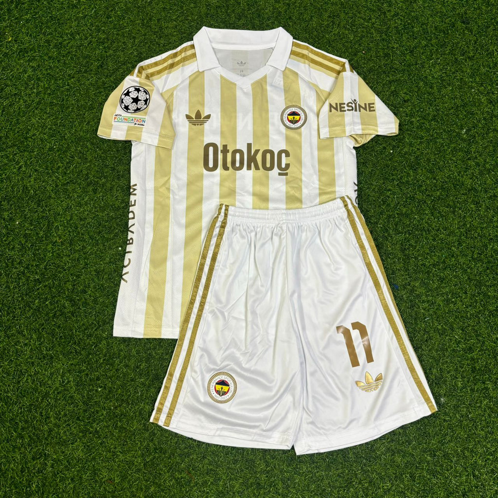 Mason Greenwood #11 Fenerbahçe 2026/2027 New Season Away Champions League Patch Football Jersey – Front View
