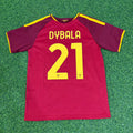 Paulo Dybala #21 Football Jersey – Back View