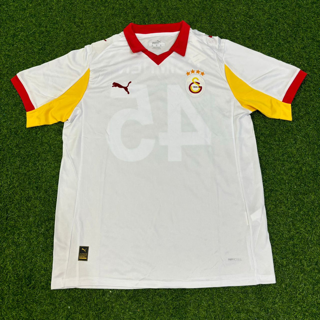 Victor Osimhen Galatasaray 2026-2027 New Season Third White Football Jersey – Front View