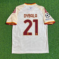 Paulo Dybala #21 Champions League Patch Football Jersey – Back View