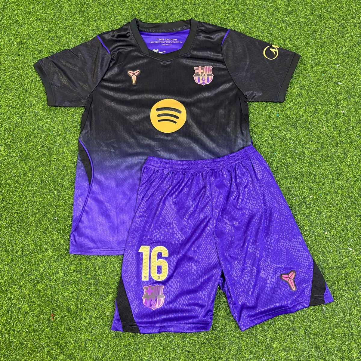 Rodri #16 Barcelona 2027 New Season Away Kids Jersey – Front View