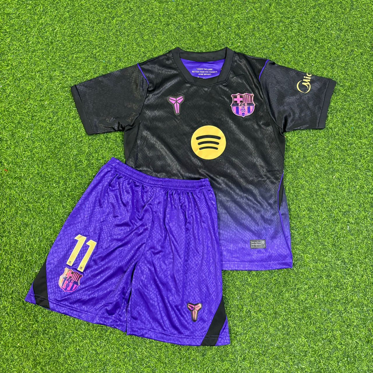 Raphinha #11 Barcelona 2027 New Season Away Kids Jersey – Front View
