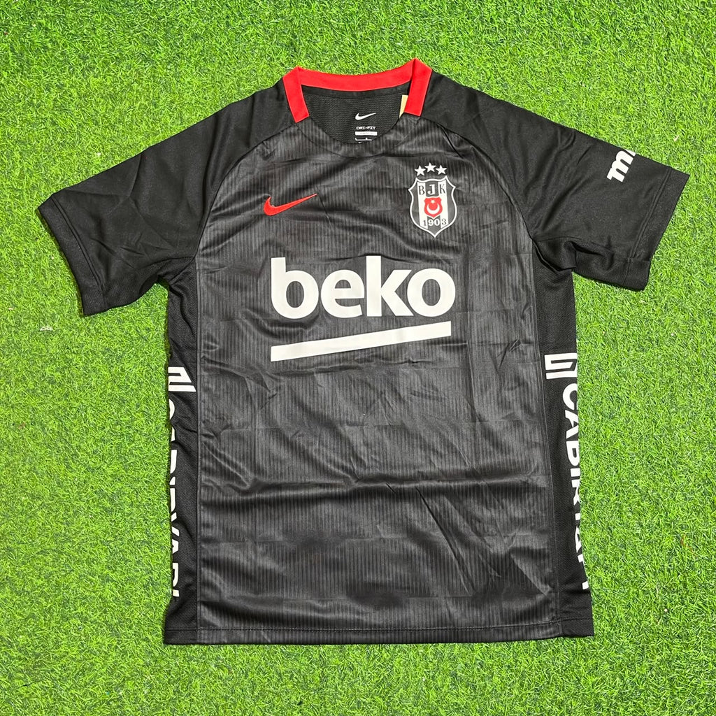 Dusan Vlahovic Besiktas 2027 New Season Away Black Football Jersey – Front View