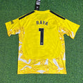David Raya Arsenal 2026/2027 New Season Away Yellow Goalkeeper Jersey Kit Soccer – Back View