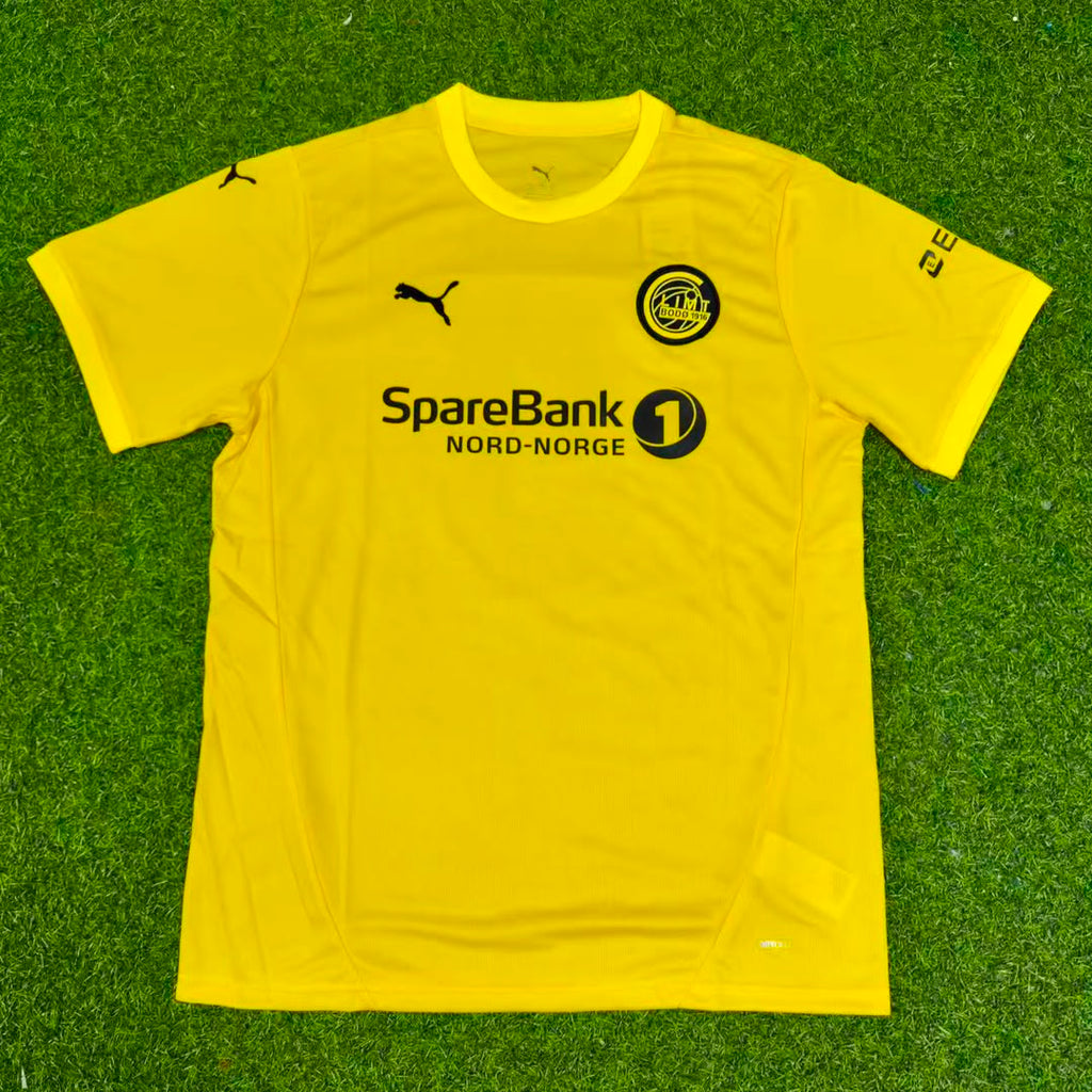 Kasper Høgh #9 Bodø/Glimt 2026 New Season Champions League Yellow Jersey – Front View
