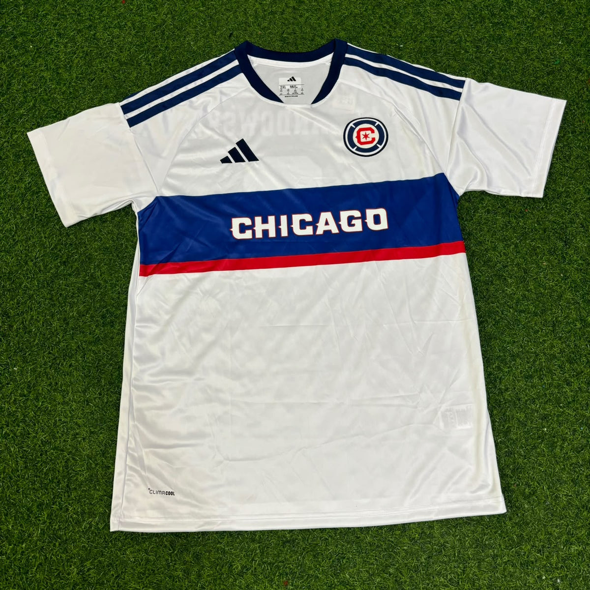 Robert Lewandowski Chicago Fire FC 2026-2027 White New Season Soccer Kit Jersey – Front View