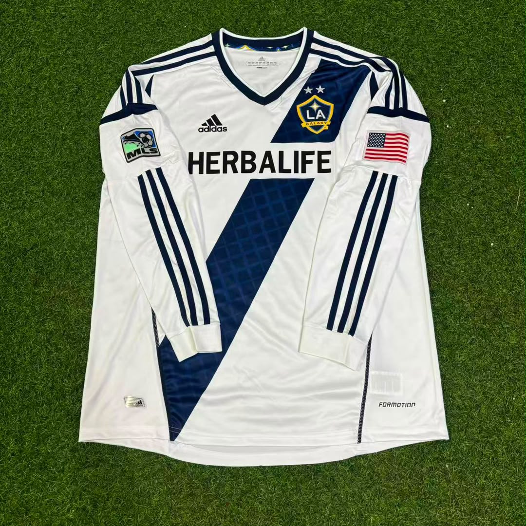 David Beckham 23 - LA Galaxy 2012 MLS Retro Kit Jersey – Front View