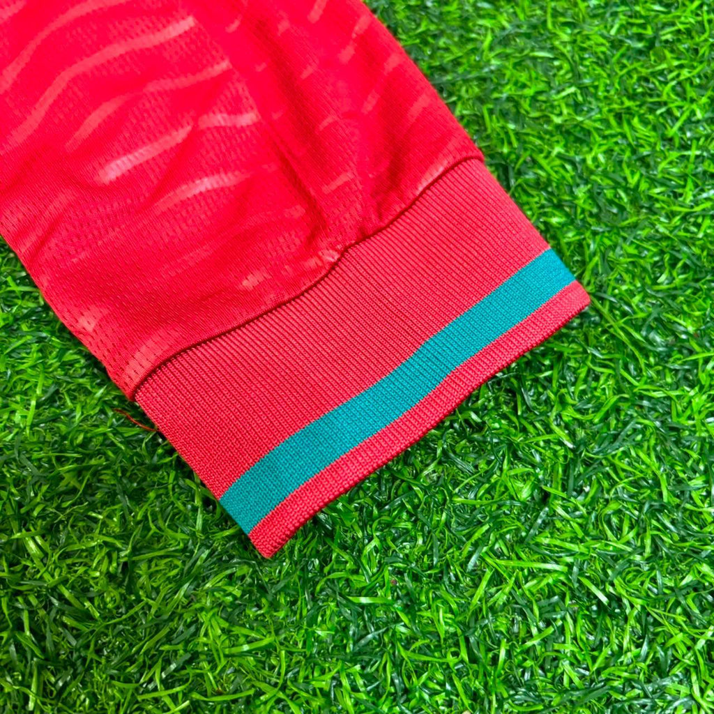 2026 Cristiano Ronaldo Portugal Red Home Long Sleeve Football Jersey – 8