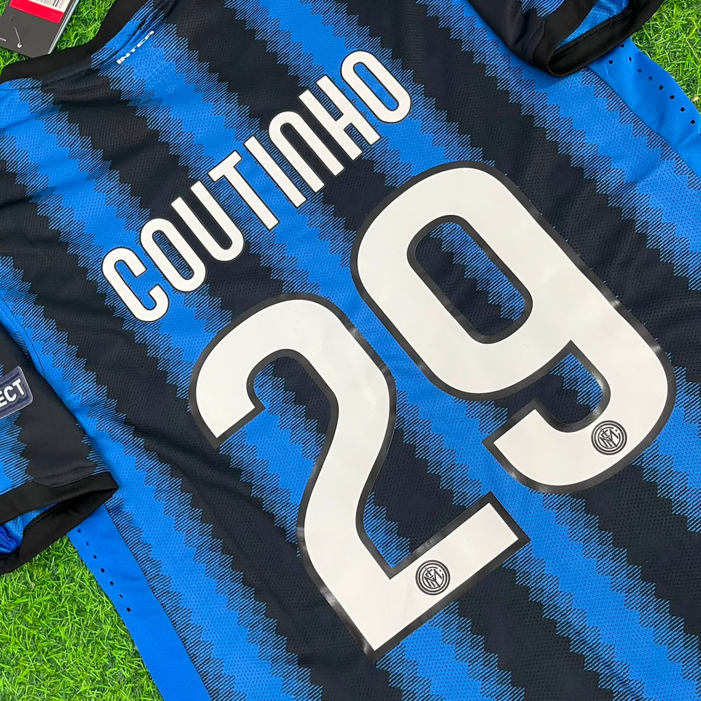Inter 2011/2012 Football Jersey – Philippe Coutinho – Detailed View