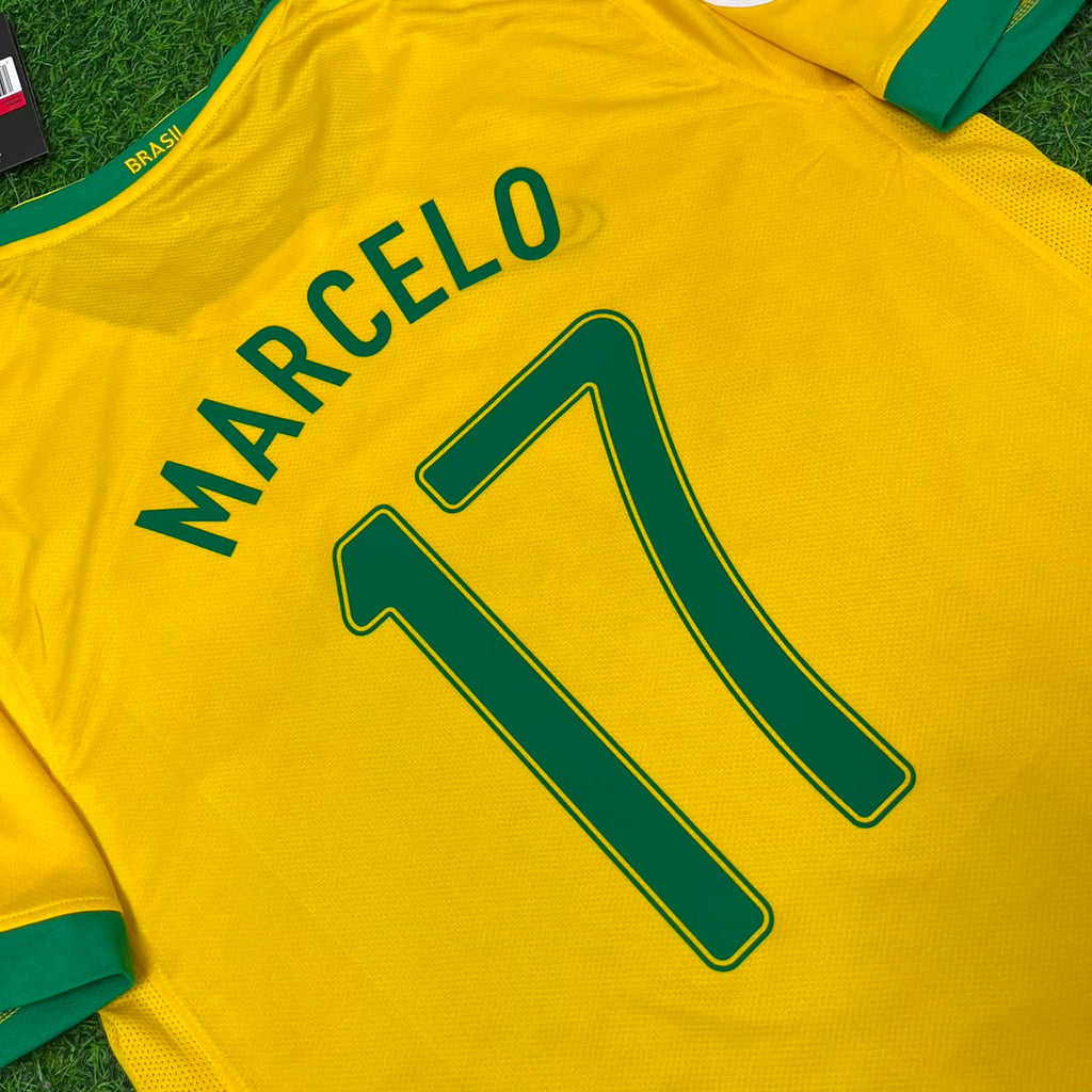 2006 Brazil World Cup Marcelo #17 Football Jersey – Detailed View