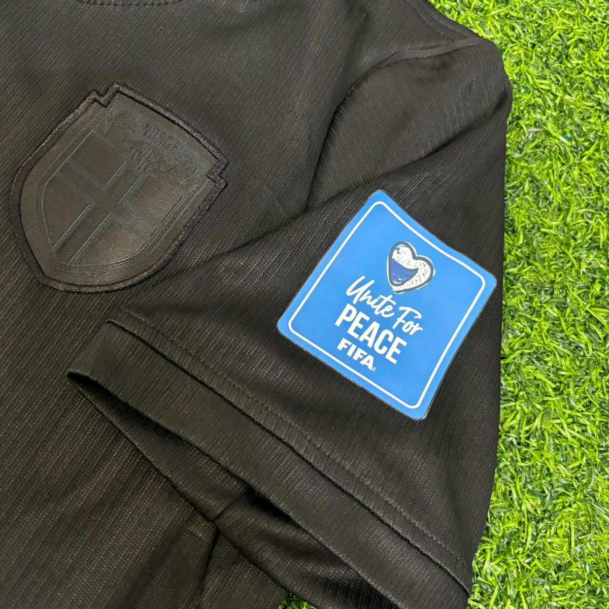 Erling Braut Haaland #9 Norway 2026 World Cup Away Black KIDS Football Jersey – Detailed View