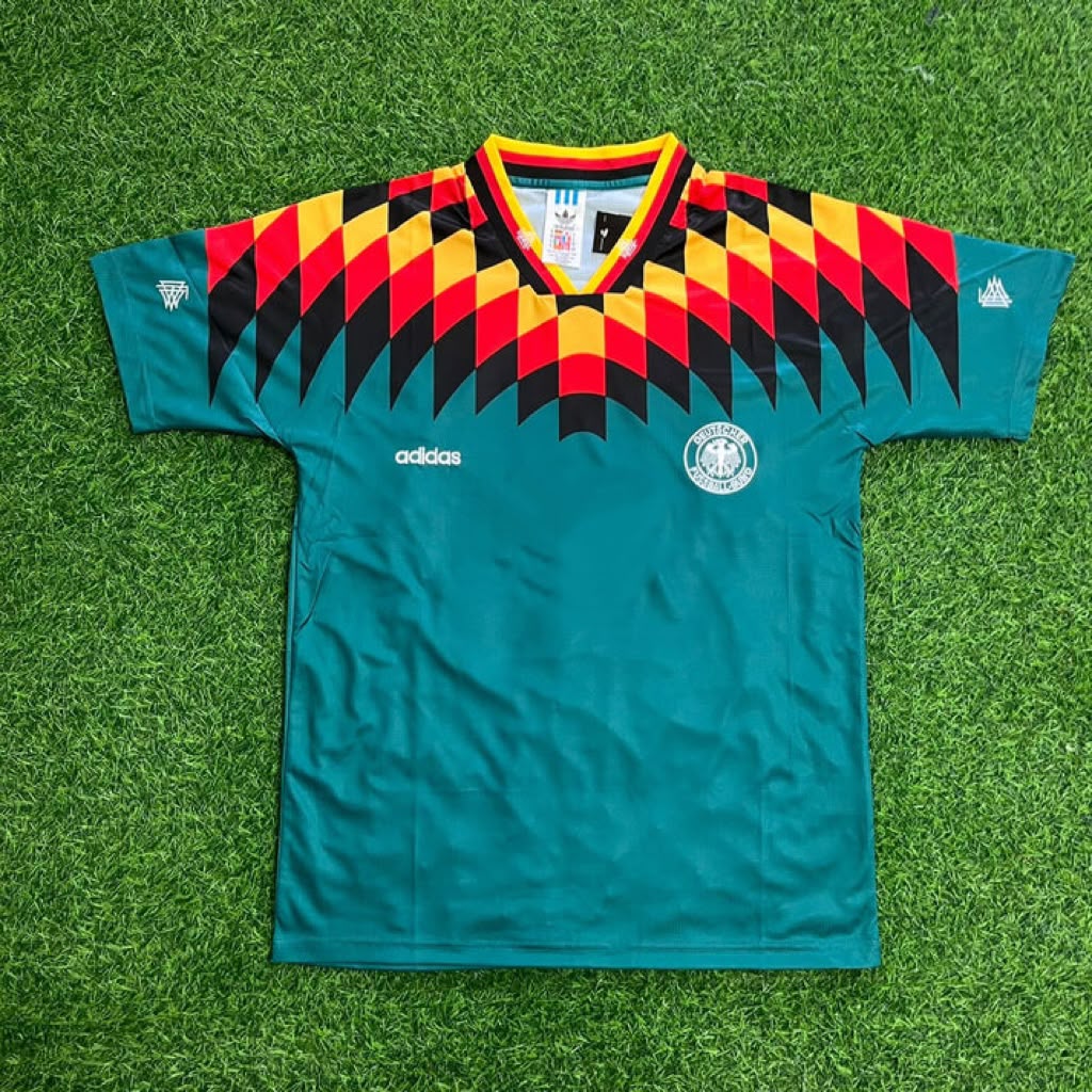 1994 Germany World Cup Uwe Seeler Deutschland Football Jersey – Front View