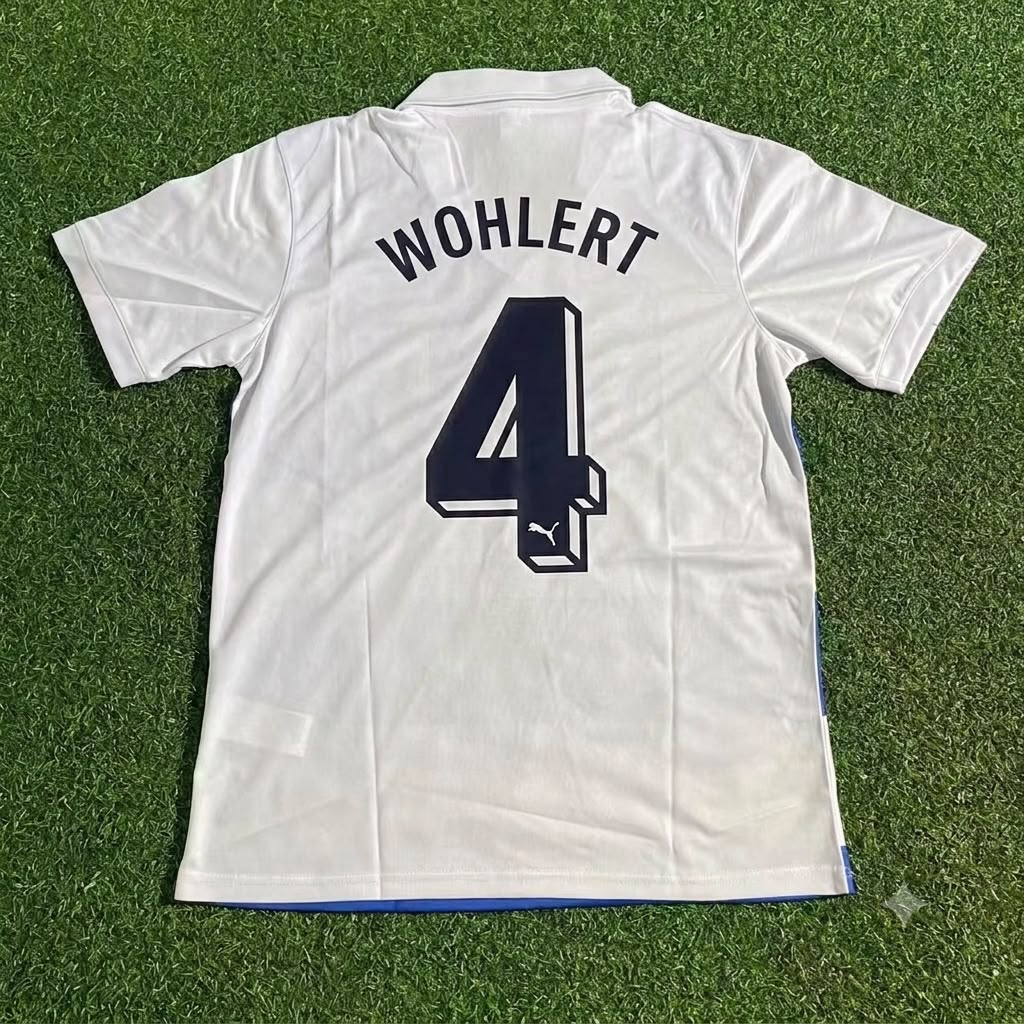 Torsten Wohlert MSV Duisburg Heim Retro Special Fussballtrikot Jersey – Back View