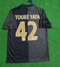 Yaya Toure Manchester City 2013-2014 Retro Kit Jersey – Back View