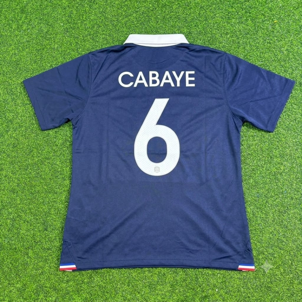 Yohan Cabaye #6 France 2014 World Cup Football Jersey – Back View