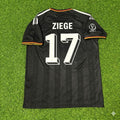 2002 Germany World Cup Christian Ziege Black Special Retro Football Jersey – Back View