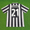 Zinedine Zidane Juventus 1996 1997 Retro Football Jersey – Back View