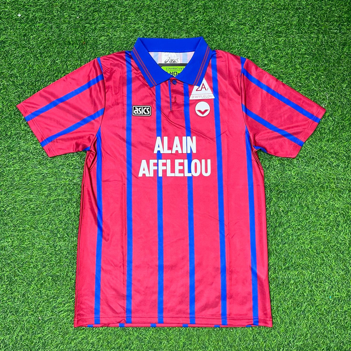 1992 Zinedine Zidane Bordeaux Number 7 1996 Retro Football Jersey – Front View