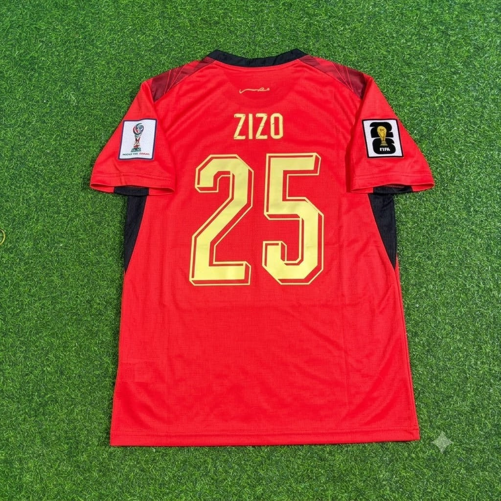 Zizo Egypt 2026 World Cup Home Football Jersey – Back View