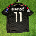 Zlatan Ibrahimović 11 - Milan Third Kit 2011/12 Retro Kit Jersey – Back View