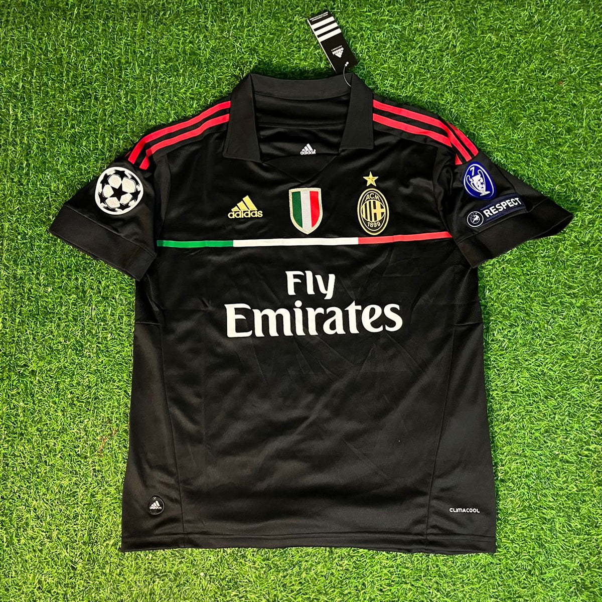 Milan Third Kit 2011/12 Retro Kit Jersey – Alessandro Nesta 13 - – Front View