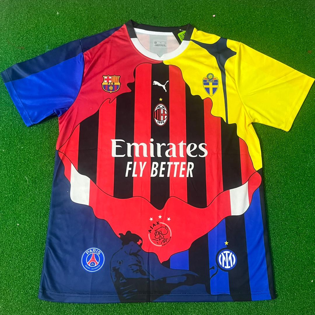 Zlatan Ibrahimovic 11 Combo All Teams Special Football Jersey Collection – Front View