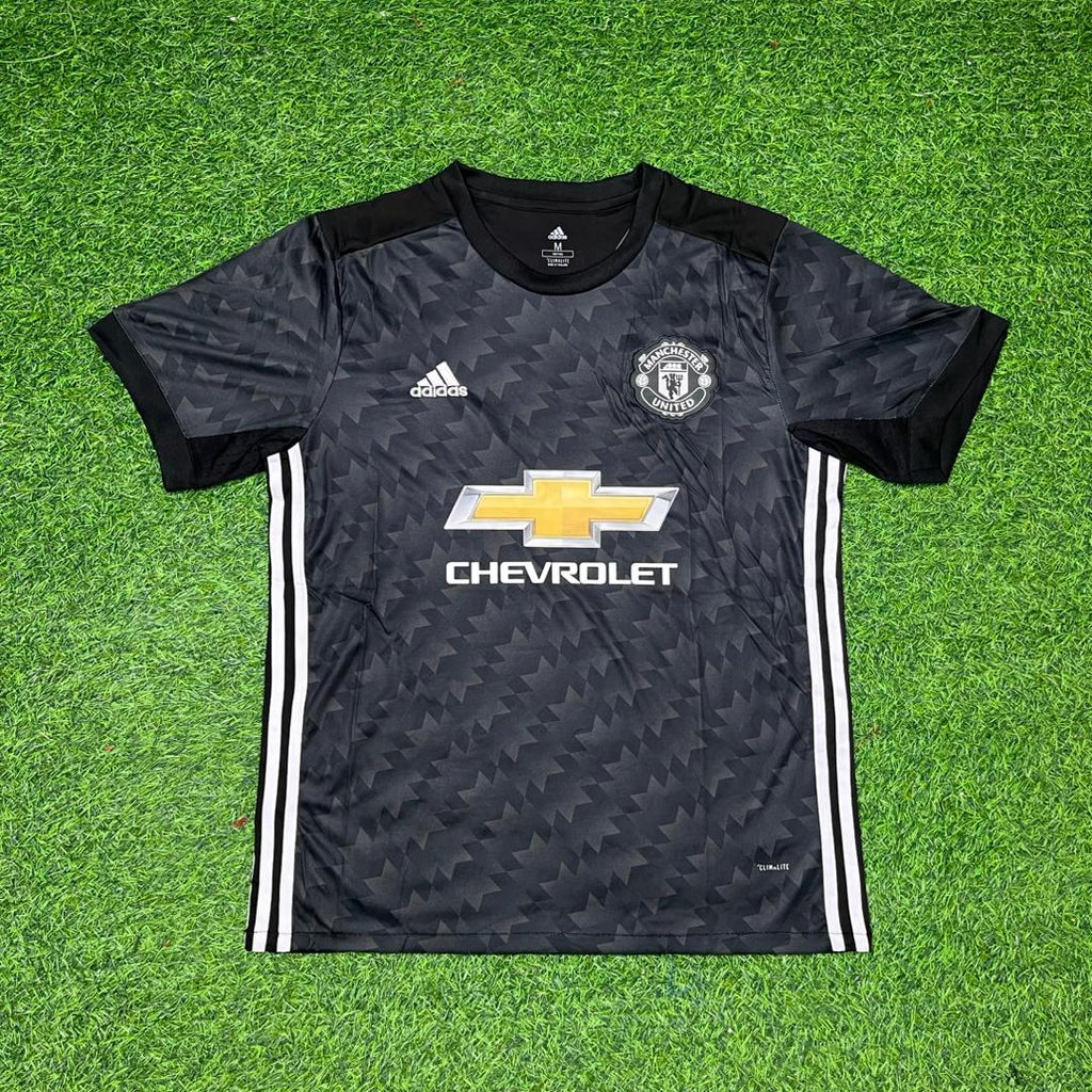 2017/18 Zlatan Ibrahimovic Manchester United Black Retro Football Jersey – 4