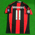Zlatan Ibrahimovic Milan 2010 2011 Retro Jersey – Back View