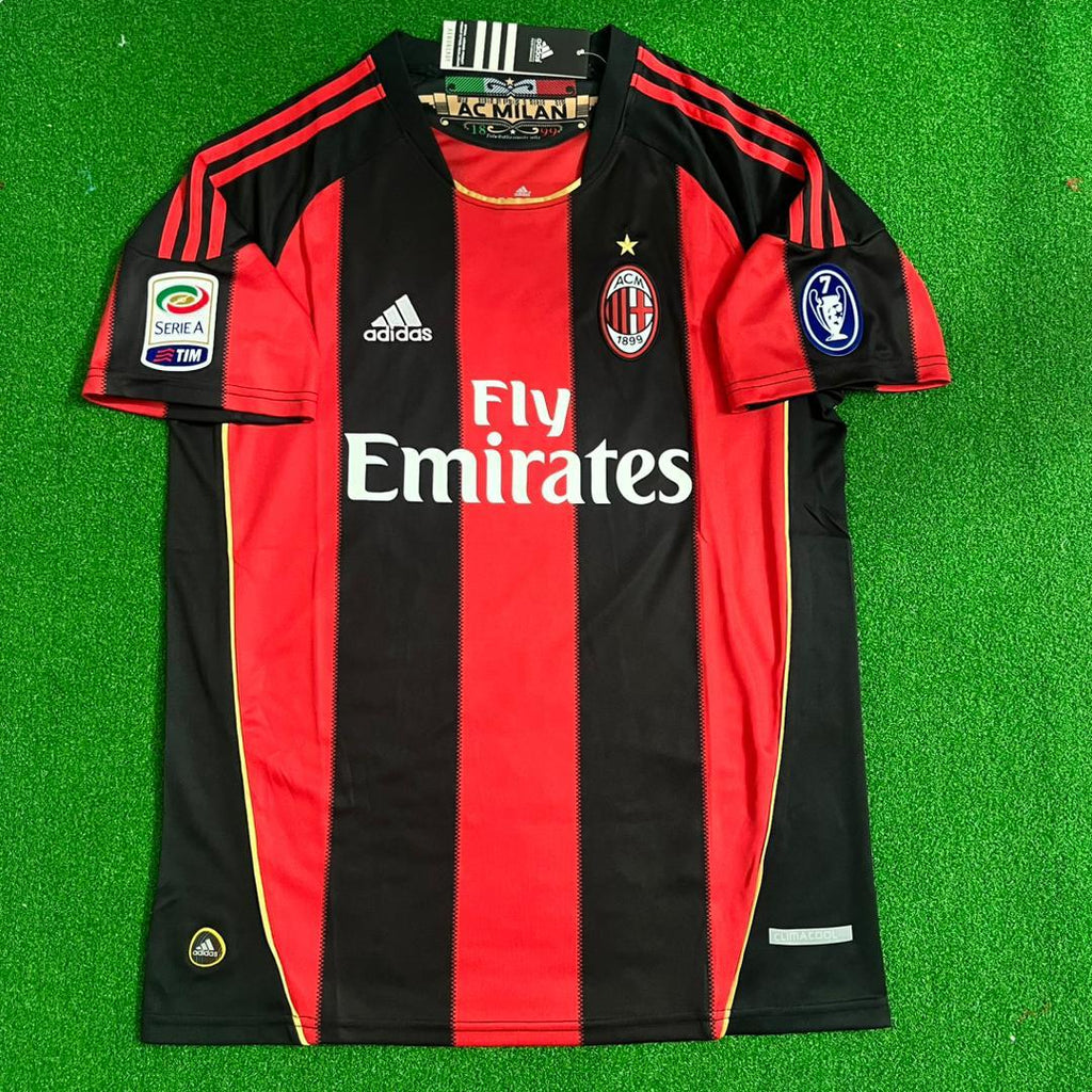 Zlatan Ibrahimovic Milan 2010 2011 Retro Jersey – Front View