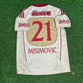 Zvjezdan Misimovic Galatasaray 2010-2011 Retro Football Jersey – Back View