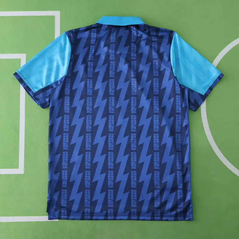 Arsenal FC 94/95 Season Away Royal Blue Retro Football Jersey – Detailed View