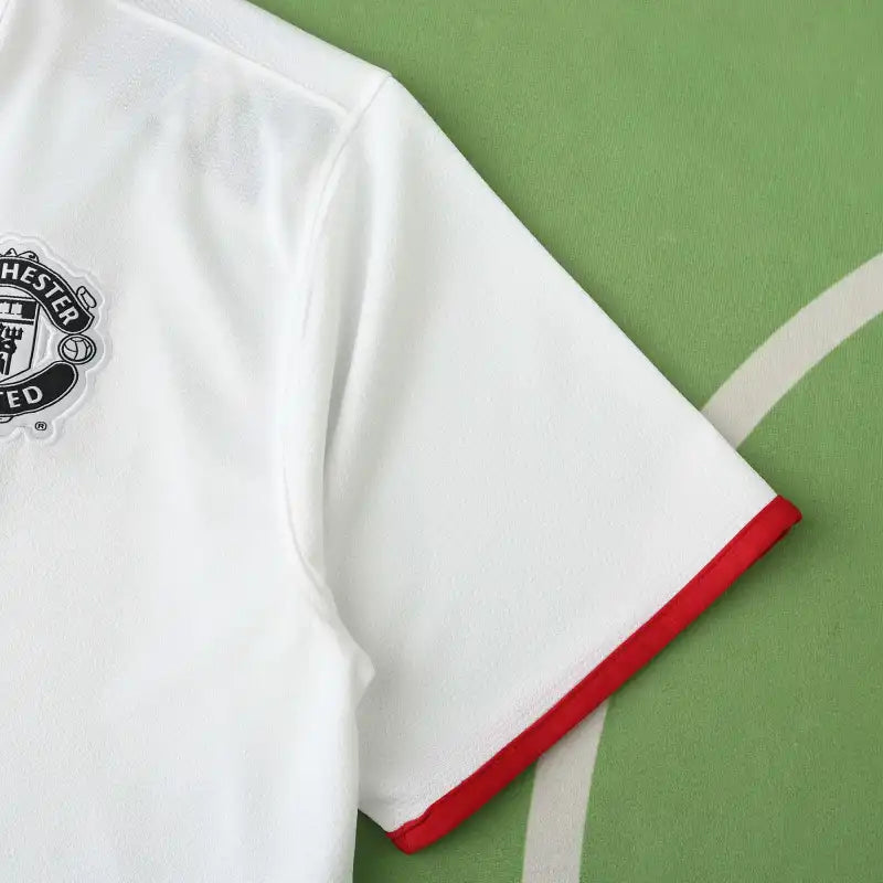 Manchester United F.C 12/13 Season Away White Retro Jersey – Front View