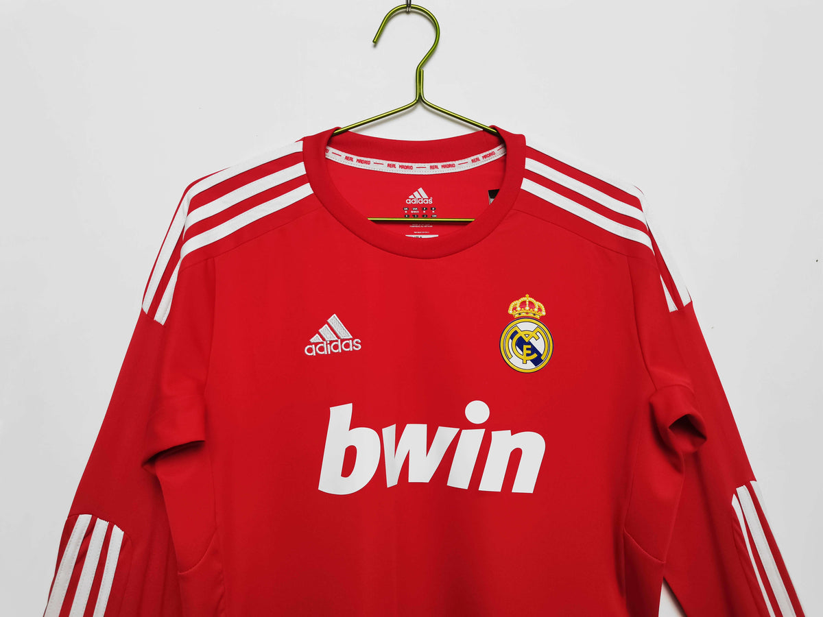 Real Madrid C.F. 2011-2012 Season Away Long Sleeve Retro Football Jersey Trikot Maillot V6