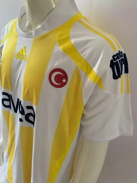 2007/08 Fenerbahçe White Retro Football Jersey – 4