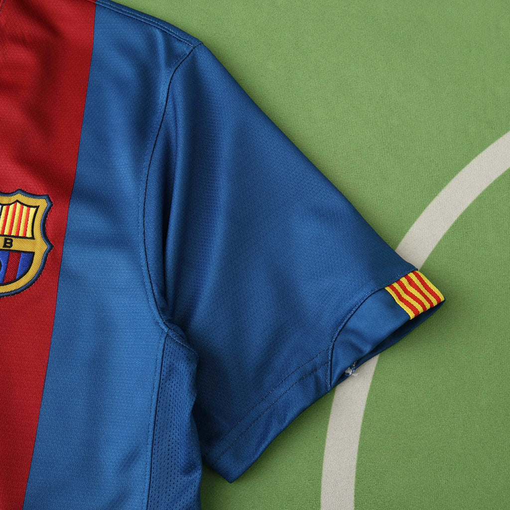 FC Barcelona 2006-2007 Season Home Retro Football Jersey Trikot Maillot V5