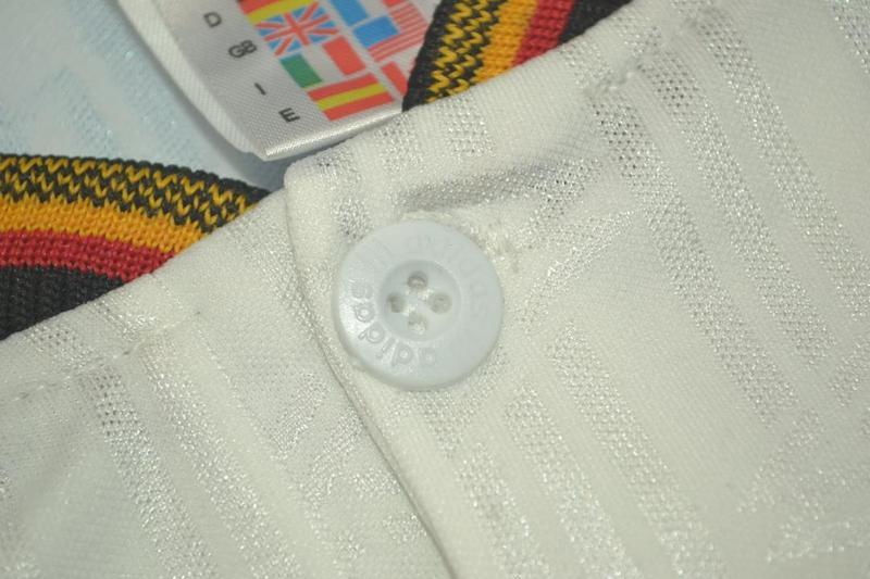 1996 Dieter Eilts Deutschland EM Finale Heim Retro Fußballtrikot Set Jersey – 4