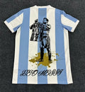 Lionel Messi GOAT Argentina Champion Special Jersey – Back View