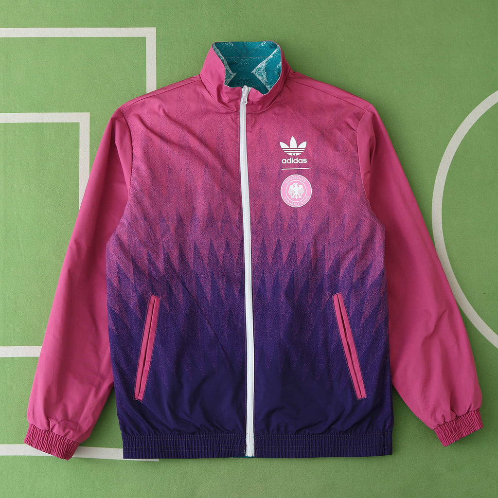 Germany Deutschland Double Sides Windbreaker - Reversible Jacket Green – 4