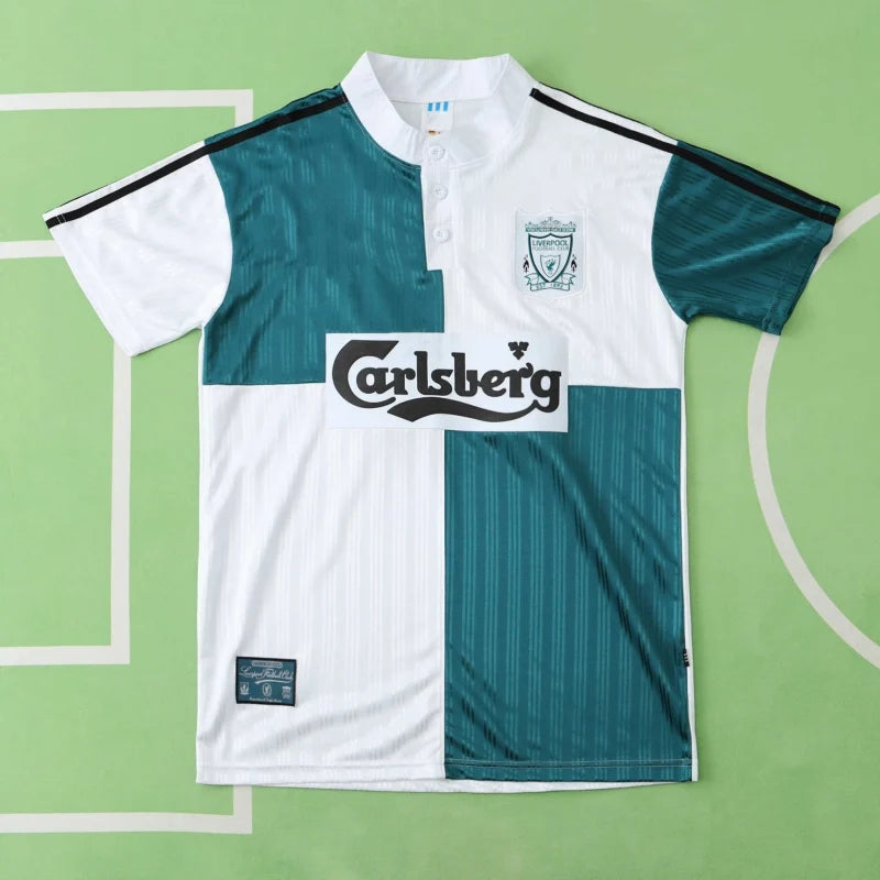 1995/96 Liverpool Retro Away Retro Football Jersey – Back View