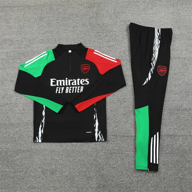 Arsenal Tracksuit Grey Training Top Pack – Back View