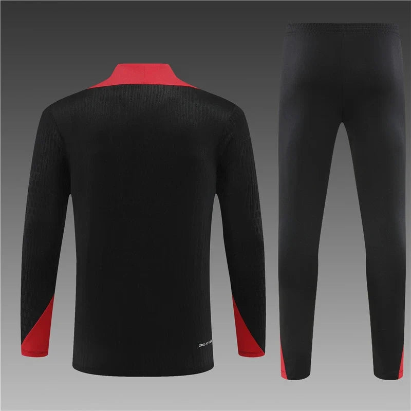 Liverpool Tracksuit Black Training Top Pack – Front View