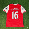 Arsenal 2006/2008 Season Retro Jersey – Aaron Ramsey #16 – Back View