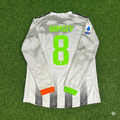 2019/20 Aaron Ramsey #8 Juventus Long Sleeve Retro Football Jersey – Back View