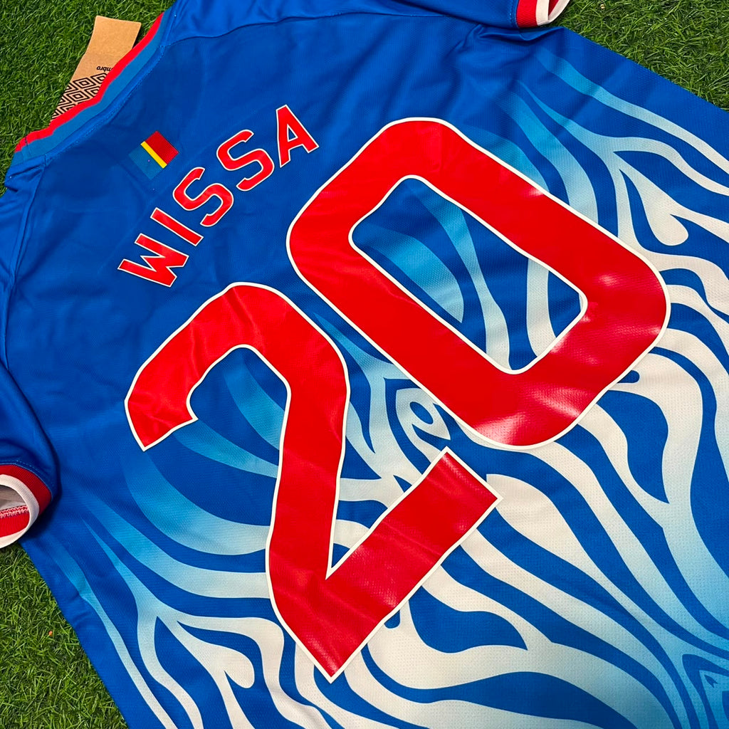 Yoane Wissa Democratic Republic of the Congo World Cup 2026 Home Football Jersey Shirt – Detailed View