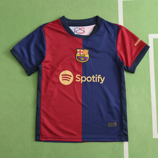 Barcelona Children Kids Football Jersey Kit Trikot Camiseta Maglia Enfant Kind Kindermannschaft