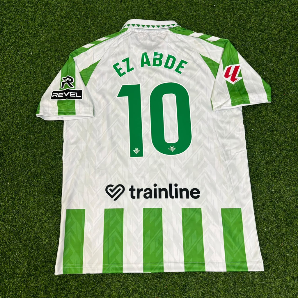 Abde Ezzalzouli #10 Real Betis 2027 Home New Season Green White Football Jersey – Back View