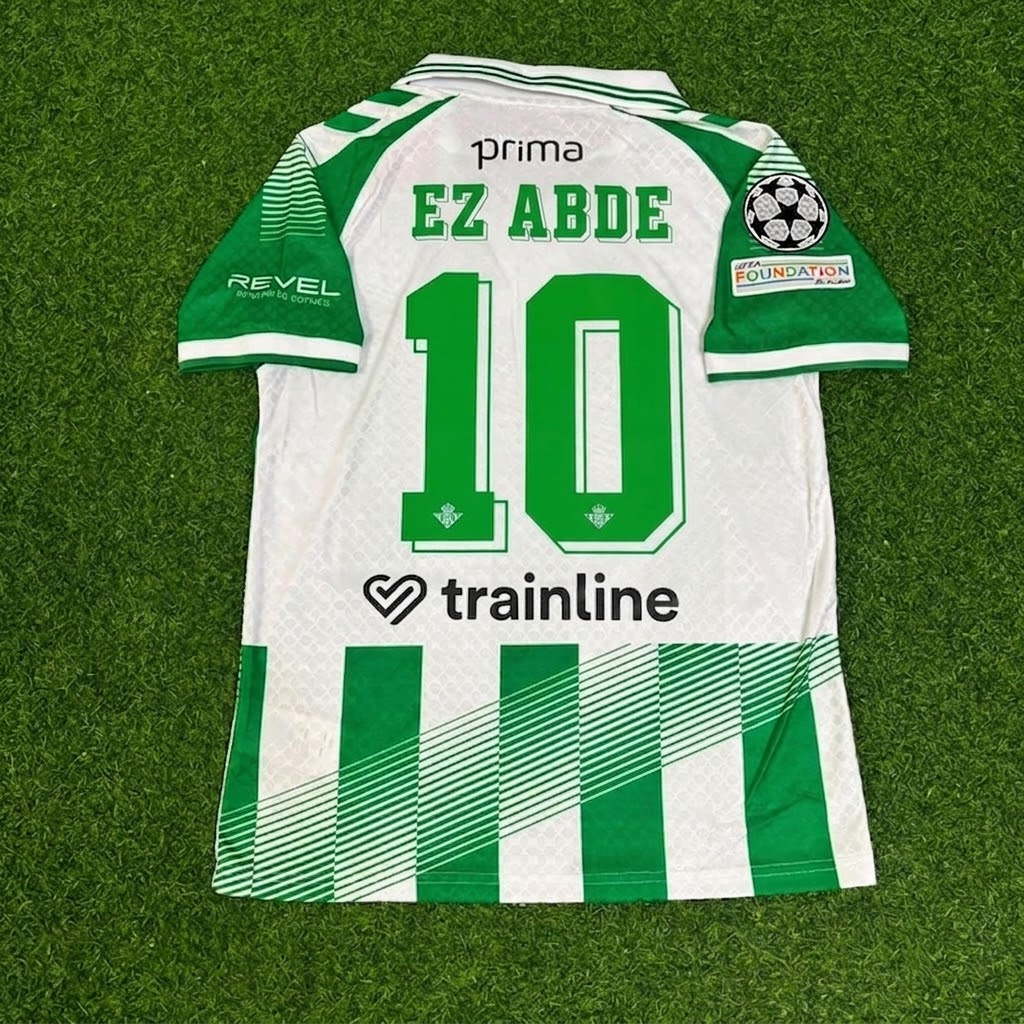 Abde Ezzalzouli #10 Real Betis 2027 Home New Season Green White Football Jersey – Back View