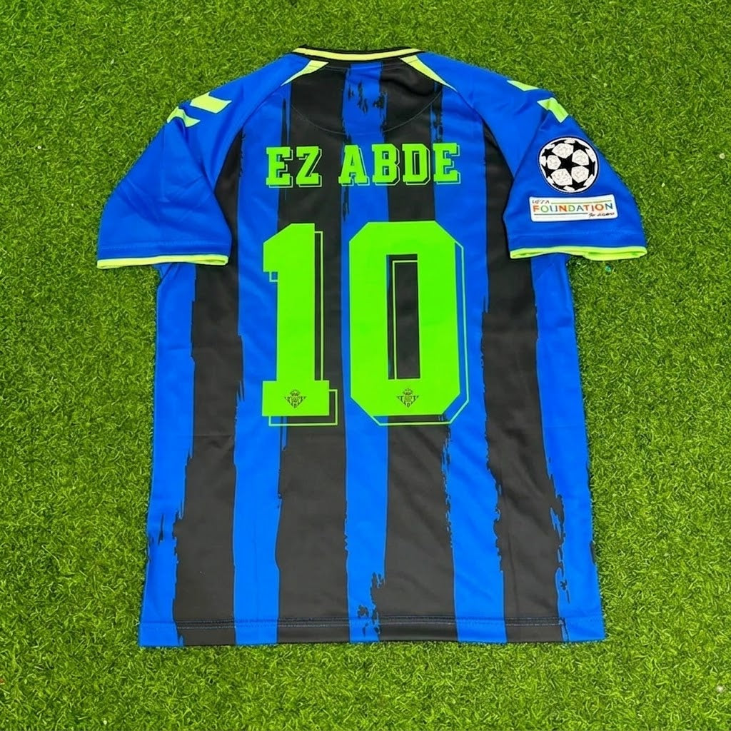 Abde Ezzalzouli #10 Real Betis 2027 Third New Season Champions League Patch Football Jersey – Back View